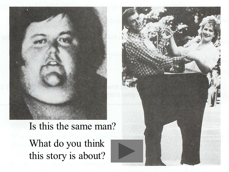 What do you think  this story is about? Is this the same man?